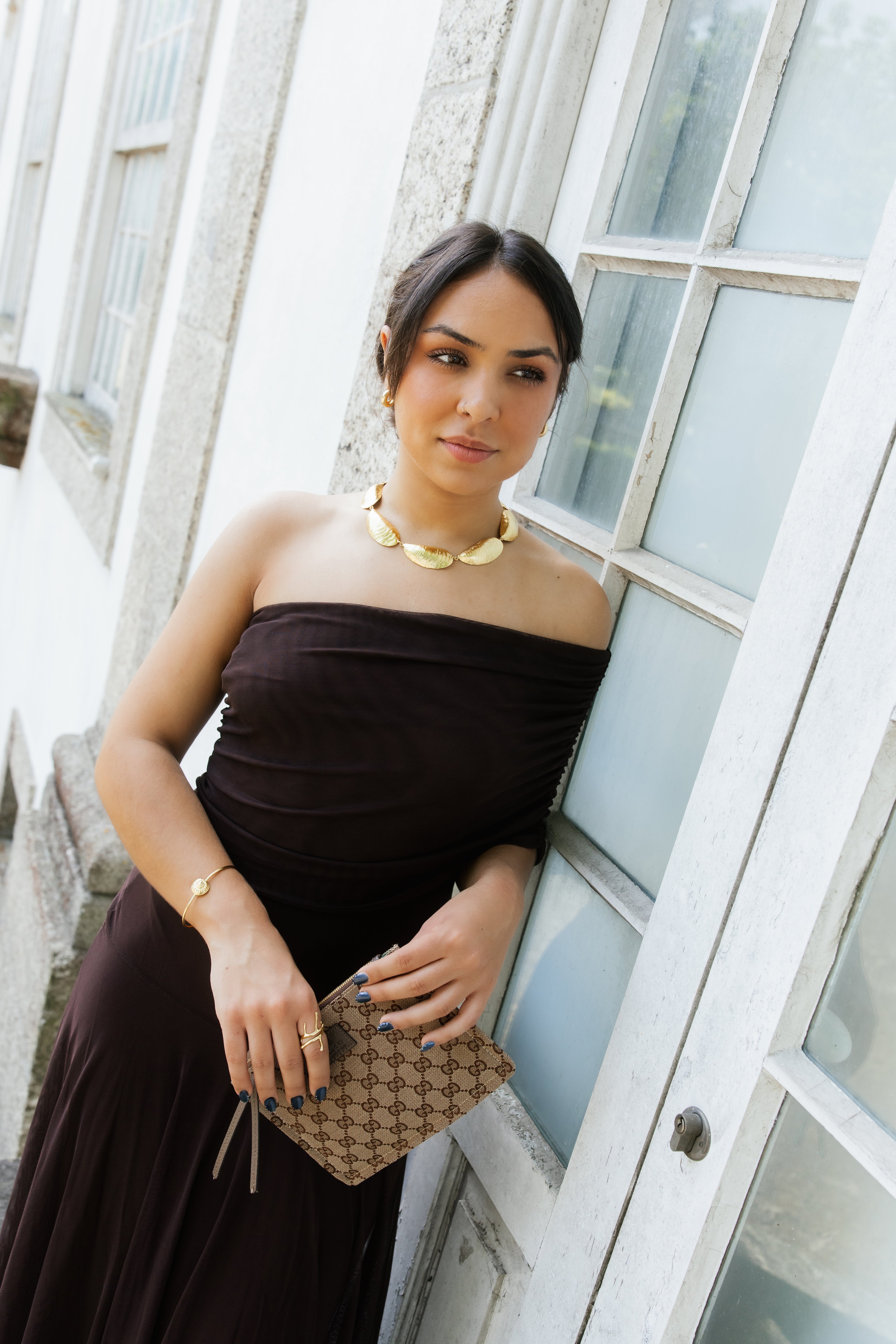 Golden Wave Necklace