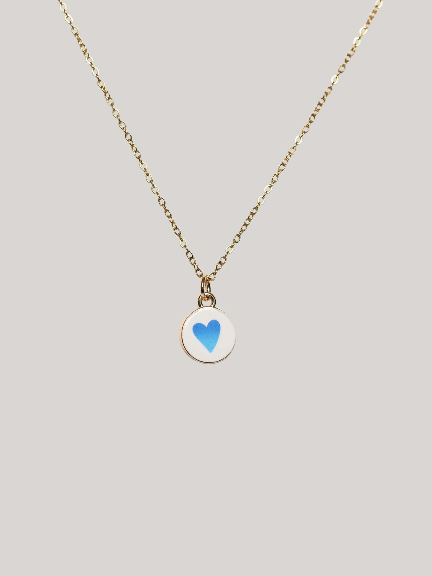 Blue Heart Necklace