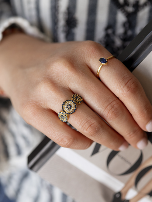 Cosmic Trio Ring