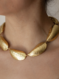 Golden Wave Necklace