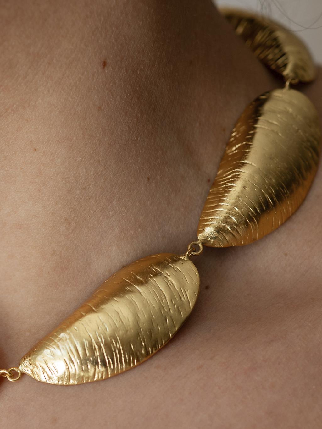 Golden Wave Necklace