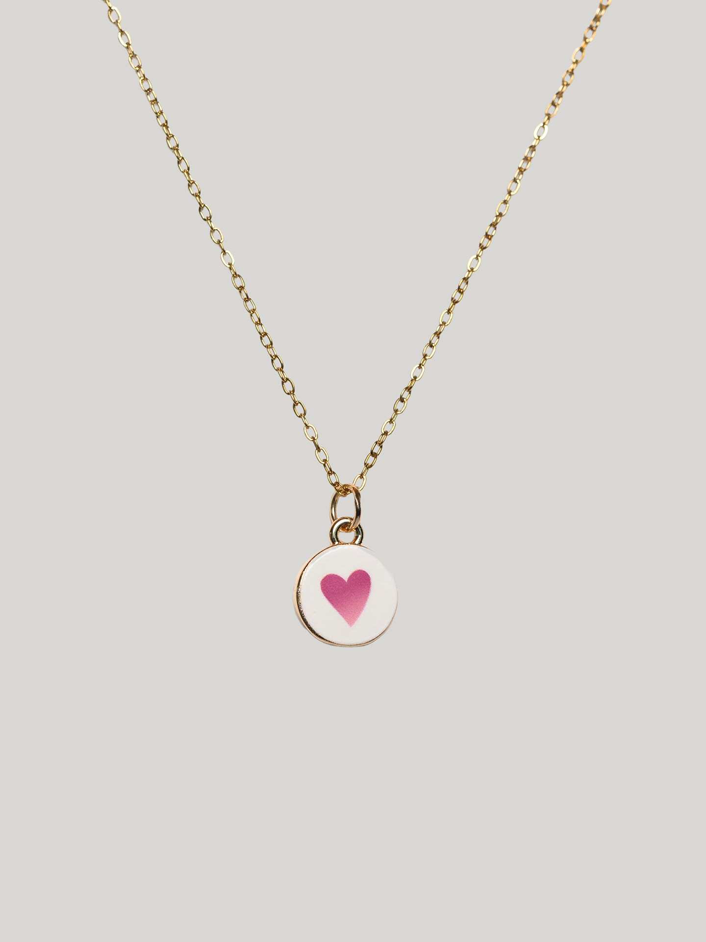 Pink Heart Necklace