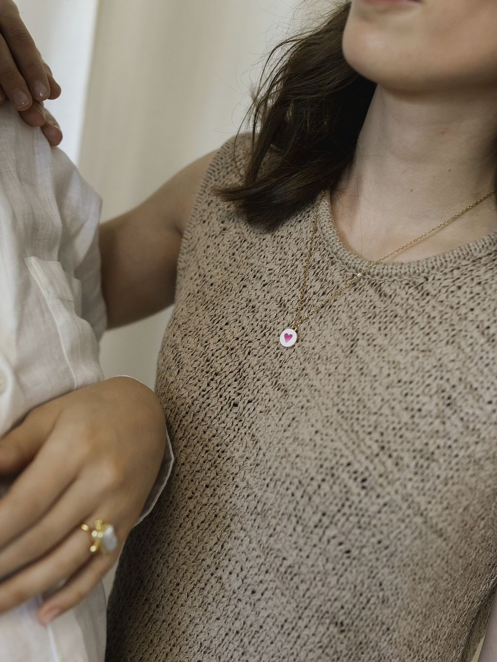 Pink Heart Necklace