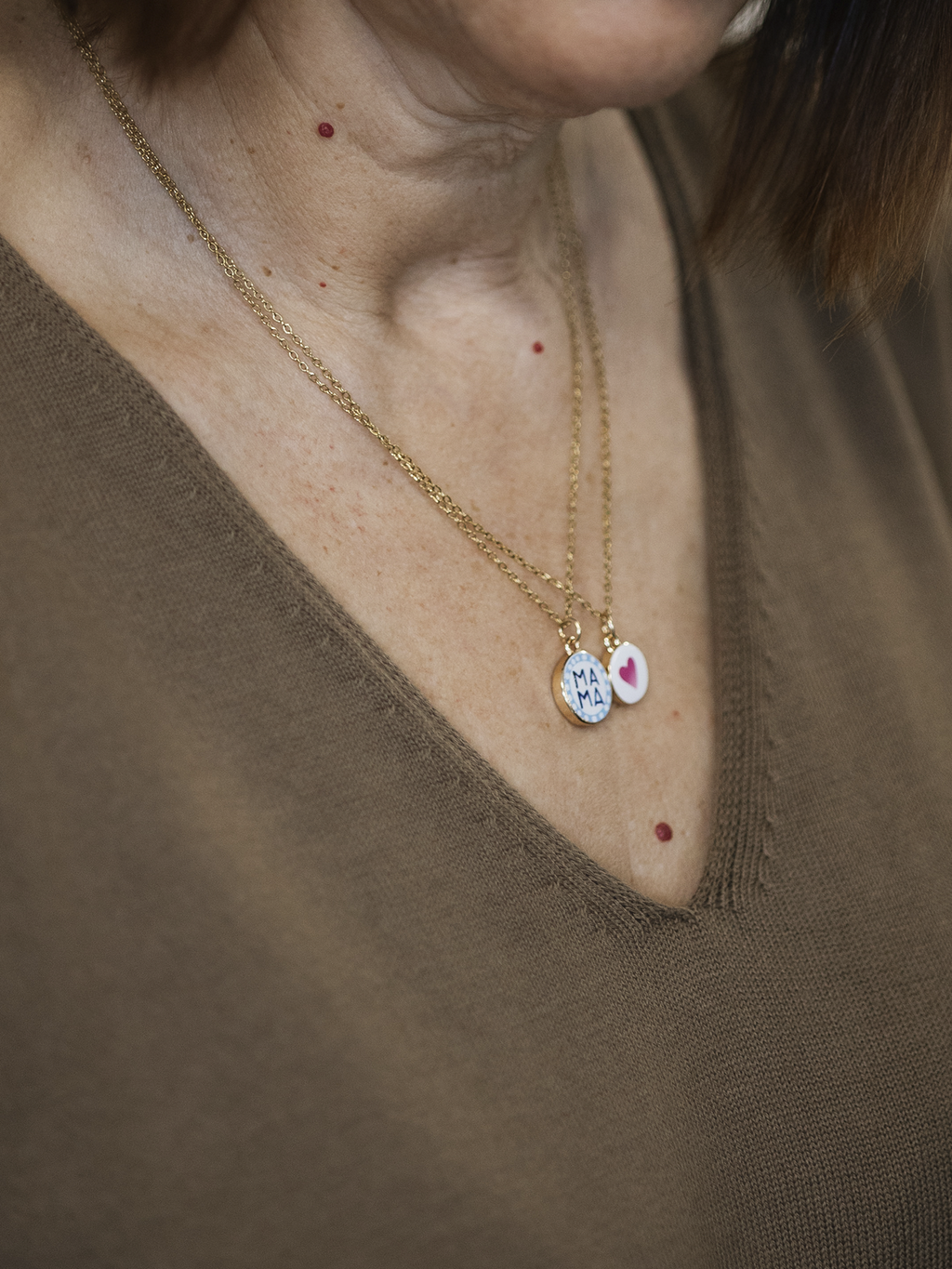 Pink Heart Necklace